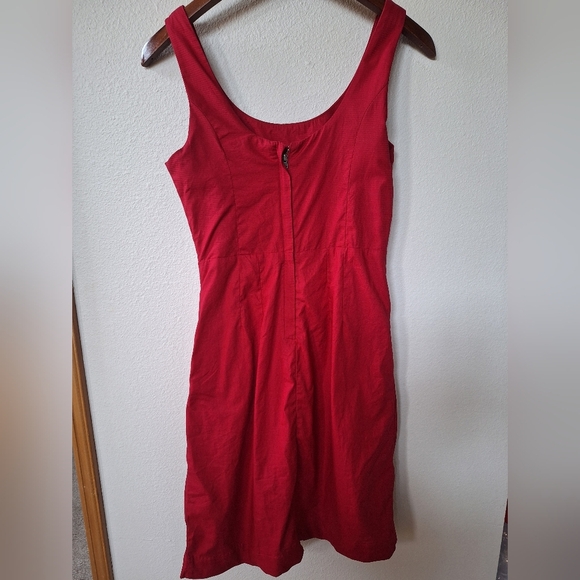 Moulinette Soeurs Womens Sleeveless Knee-length Red w/Bows Dress Size 2 - Picture 9 of 9